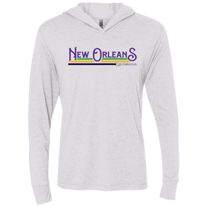 New Orleans MarDi Gras Unisex Triblend LS Hooded T-Shirt