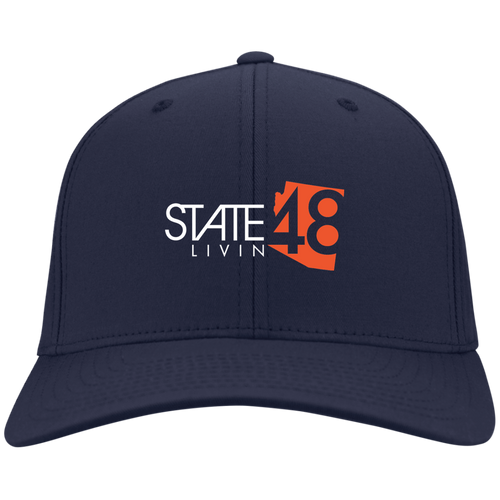 State 48 Livin Navy / Orange Flex Fit  Hat