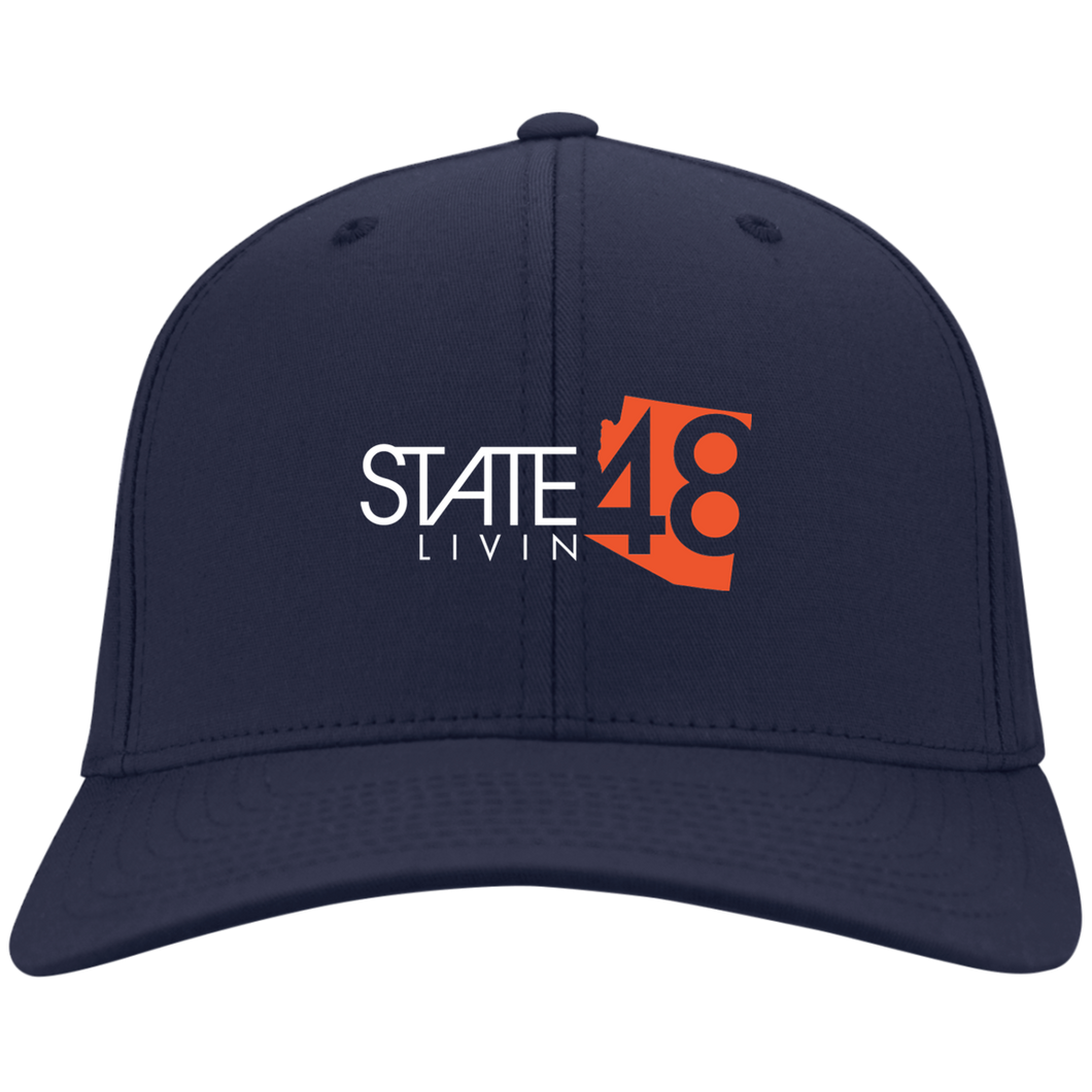 State 48 Livin Navy / Orange Flex Fit  Hat