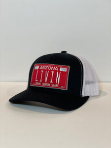 Arizona LIVIN Black / White Trucker Hat