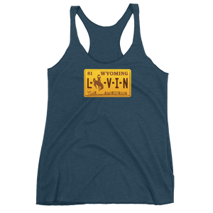 Wyoming LIVIN Women's Racerback Tank (11 colors available) - State Of Livin