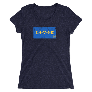 Kansas LIVIN Ladies' short sleeve t-shirt (6 colors available) - State Of Livin