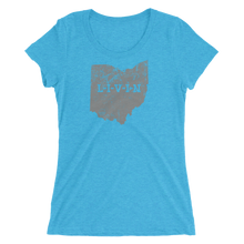 Ohio LIVIN Grey Logo Ladies' short sleeve t-shirt (12 colors available) - State Of Livin