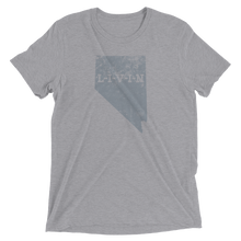 Nevada LIVIN Grey Logo Short sleeve t-shirt (10 colors available) - State Of Livin