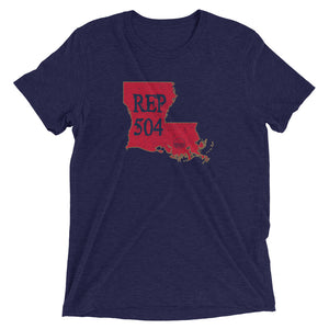 New Orleans REP 504 Unisex Short sleeve t-shirt - State Of Livin