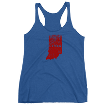 Indiana LIVIN Red Logo Women's Racerback Tank (8 colors available) - State Of Livin