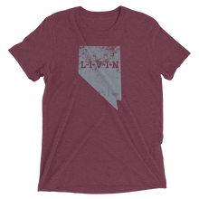 Nevada LIVIN Grey Logo Short sleeve t-shirt (10 colors available) - State Of Livin