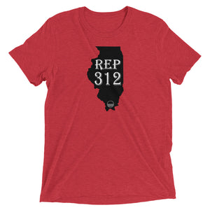 Chicago REP 312 Unisex Short sleeve t-shirt - State Of Livin