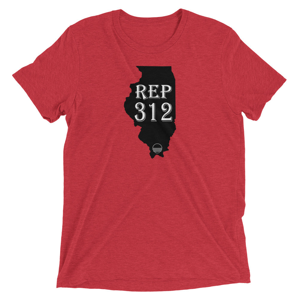 Chicago REP 312 Unisex Short sleeve t-shirt - State Of Livin