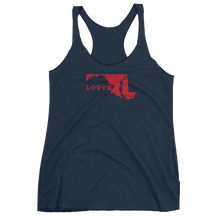 Maryland LIVIN Red Logo Women's Racerback Tank (9 colors available) - State Of Livin