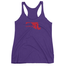 Maryland LIVIN Red Logo Women's Racerback Tank (9 colors available) - State Of Livin