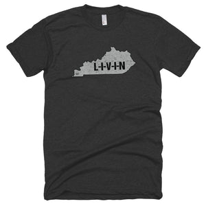 Kentucky LIVIN Men's Short sleeve soft t-shirt - State Of Livin