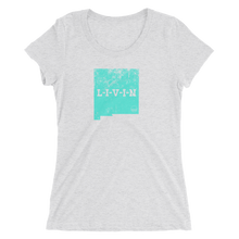 New Mexico LIVIN Turquoise Logo Ladies' short sleeve t-shirt (11 colors available) - State Of Livin