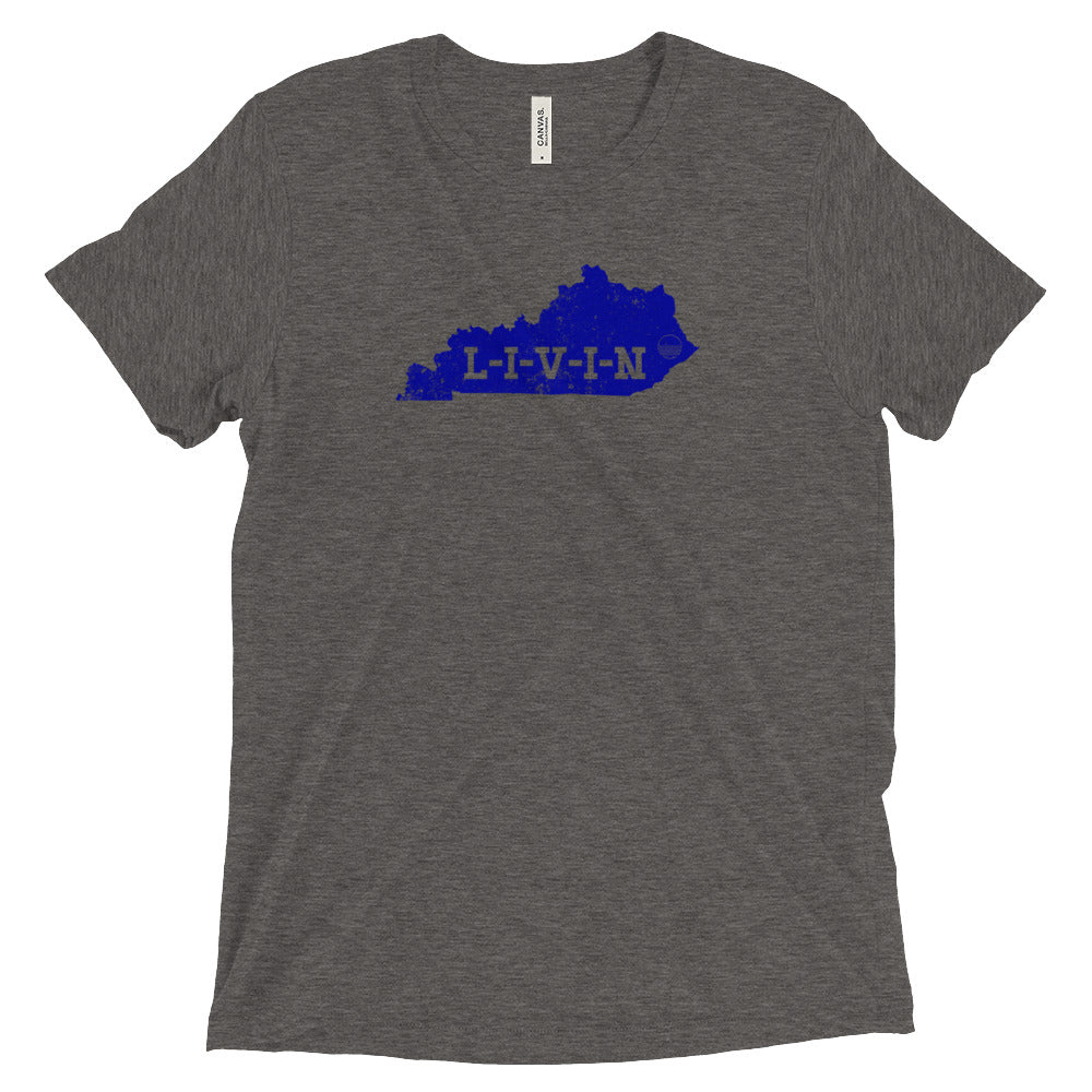 Kentucky LIVIN Wildcat Blue Short sleeve t-shirt (5 colors available) - State Of Livin