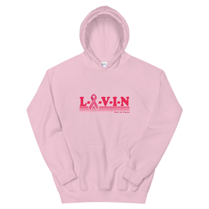 Livin For A Cure (Pink) Unisex Hoodie