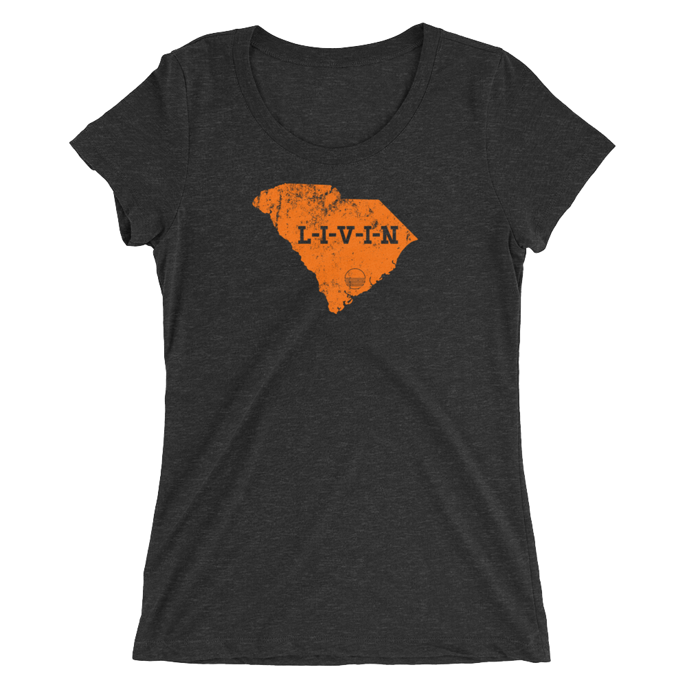 South Carolina Orange Logo Ladies' short sleeve t-shirt (8 colors available) - State Of Livin