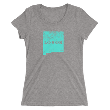 New Mexico LIVIN Turquoise Logo Ladies' short sleeve t-shirt (11 colors available) - State Of Livin