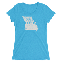 Missouri LIVIN Grey Logo Ladies' short sleeve t-shirt (13 colors available) - State Of Livin