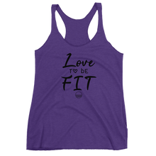 Love to Be Fit Women's Racerback Tank (10 colors available) - State Of Livin