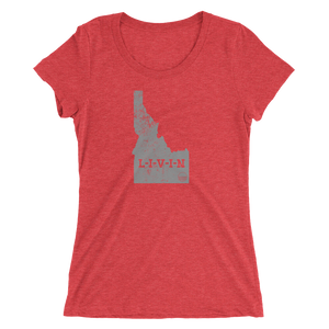 Idaho LIVIN Ladies' short sleeve t-shirt (6 colors available) - State Of Livin