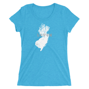 New Jersey LIVIN Ladies' short sleeve t-shirt (11 colors available) - State Of Livin