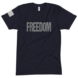 Freedom (Navy) Unisex Crew Neck Tee