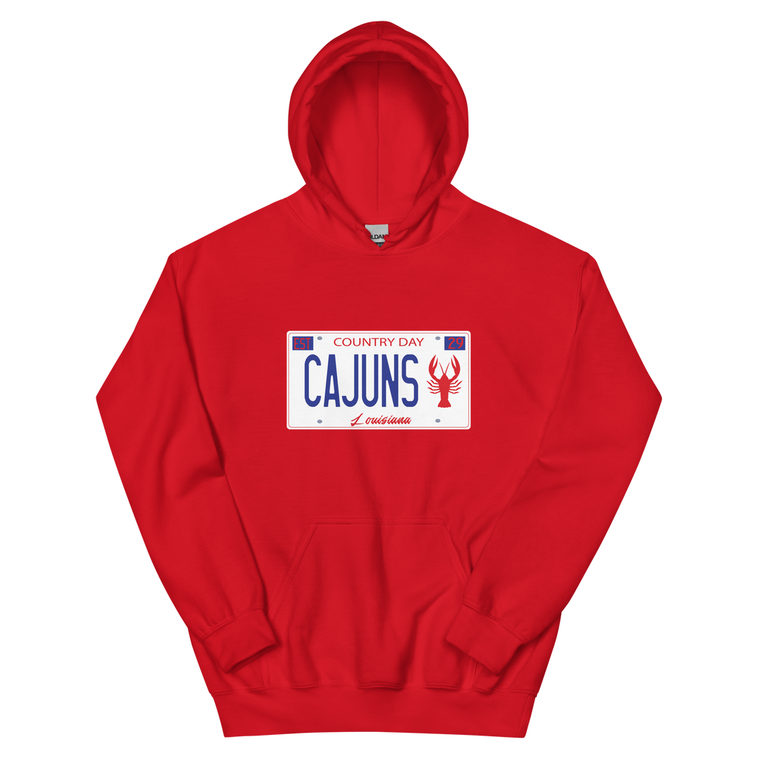 Country Day Cajuns Unisex Hoodie (RED)